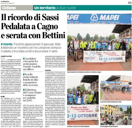 Pedala Con Aldo 2019